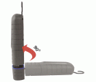 Linterna Recargable Reforzada Abatible Bifocal 10W Cob Ip65 ALYCO