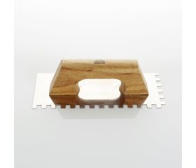 Llana Dentada De Acero Inoxidable Con Mango De Madera ALYCO