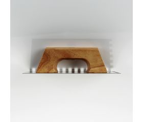 Llana Dentada De Acero Inoxidable Con Mango De Madera ALYCO