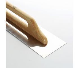 Llana Para Yesero De Acero Inoxidable Con Mango De Madera ALYCO