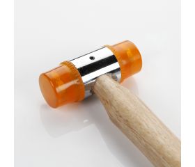 Martillo De Bocas De Pvc Con Mango Madera ALYCO ORANGE