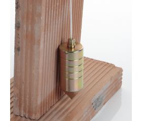 Plomada De Acero De Albañil Con Nuez De Madera ALYCO