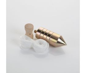 Plomada De Acero De Albañil Con Nuez De Madera ALYCO