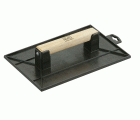 Talocha rectangular De Plástico Con Mango De Madera ALYCO