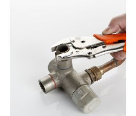 Tenaza Grip Bocas Curvas Con Corte ALYCO ORANGE