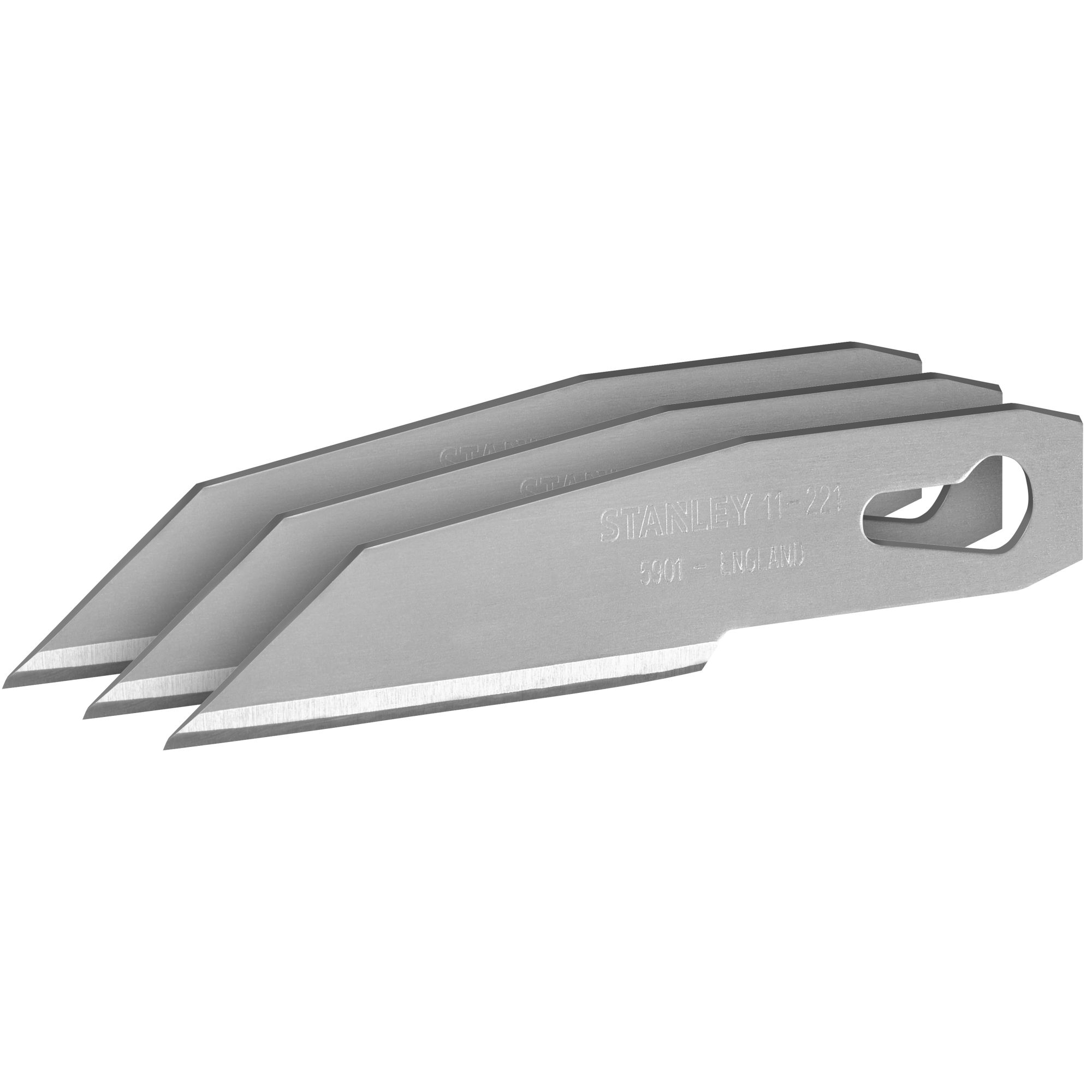 Hoja de escalpelo recta 5901 - 3 hojas