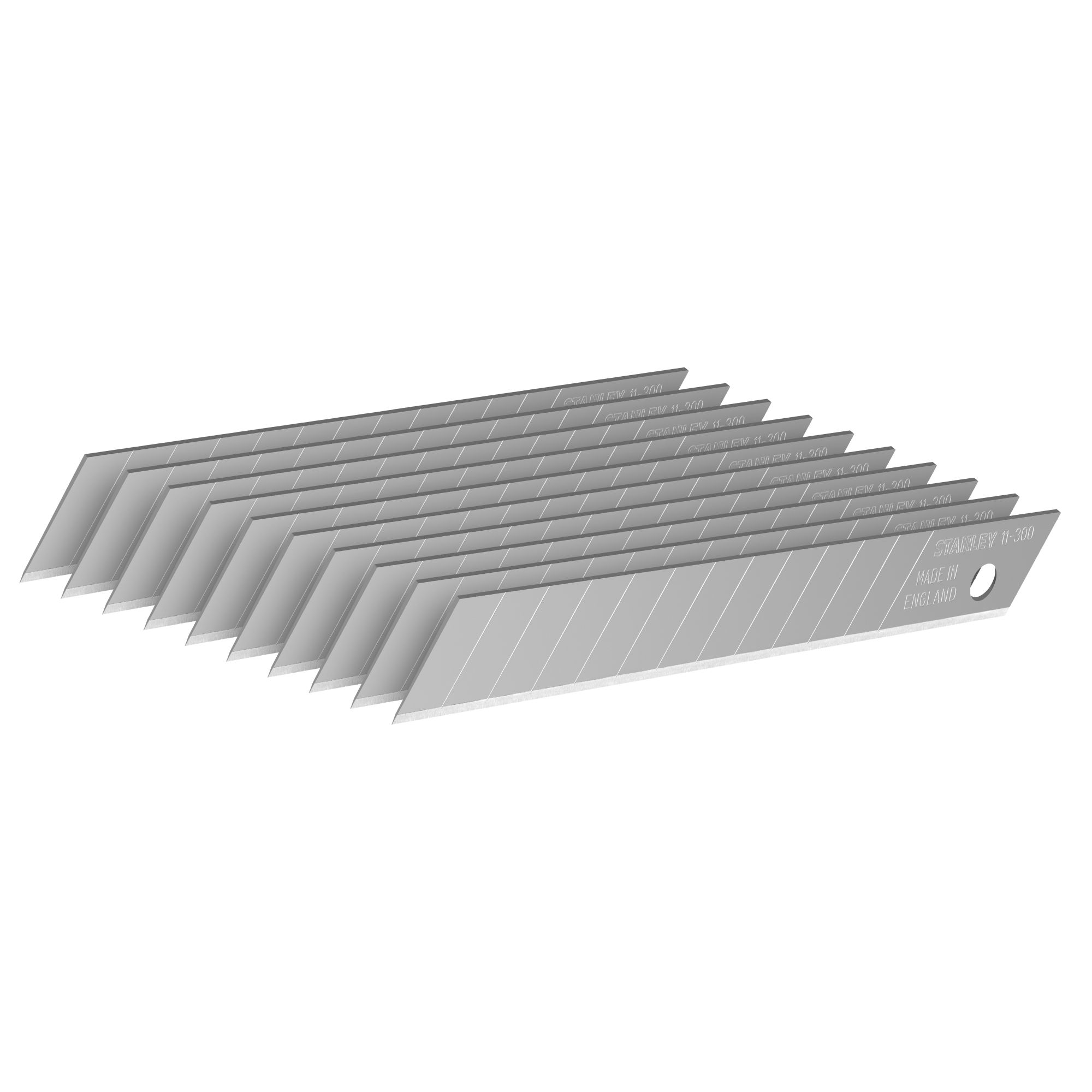 Hojas para cúter 9mm - 10 hojas