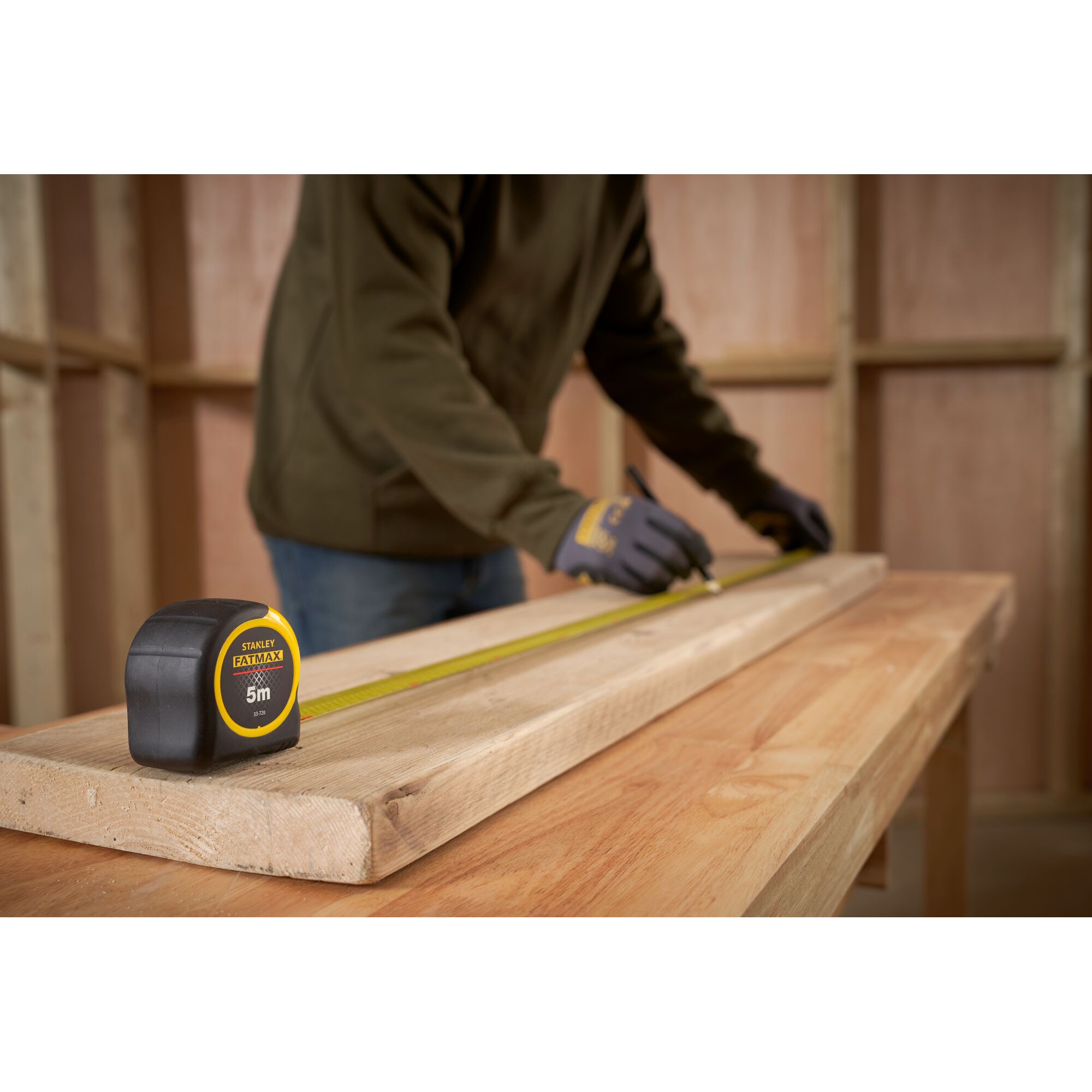 Flexómetro STANLEY® FATMAX® BladeArmor™ 5m (32mm Ancho)