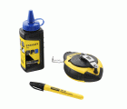 Tiralíneas FATMAX® 30m + polvo + marcador negro