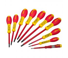 Juego 10 Piezas Aislados Plana/Pozidrivee/ Phillips