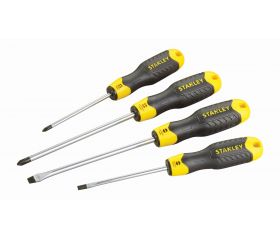 Juego de 4 destornilladores Cushion Grip: Plana y Phillips