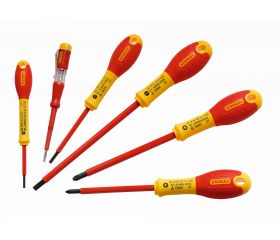 Juego de destornilladores de electricista aislados FATMAX® de 6 Piezas Plana/Pozidrivee