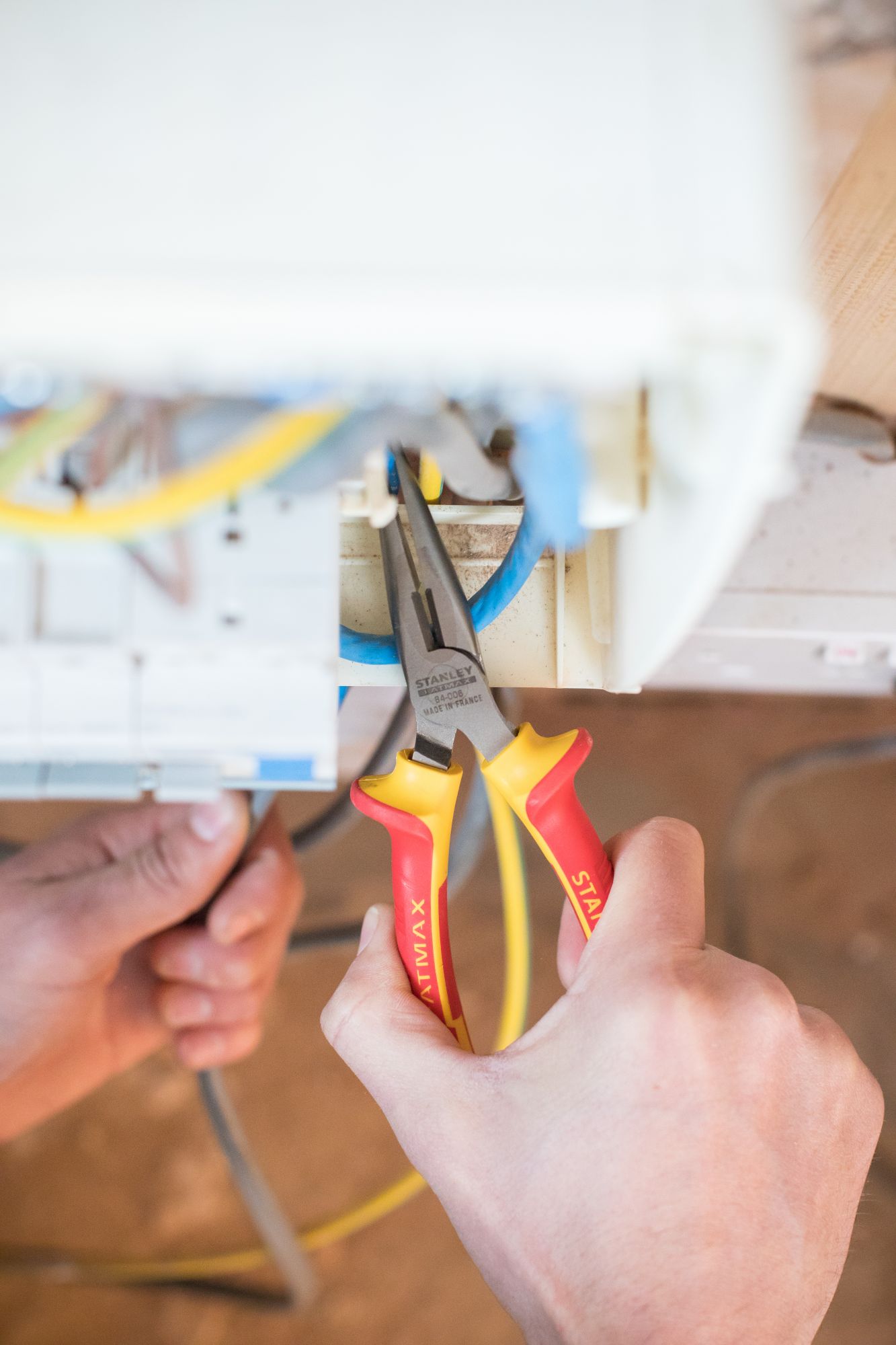 Alicate 1000V VDE Semi-redonda recta 200mm