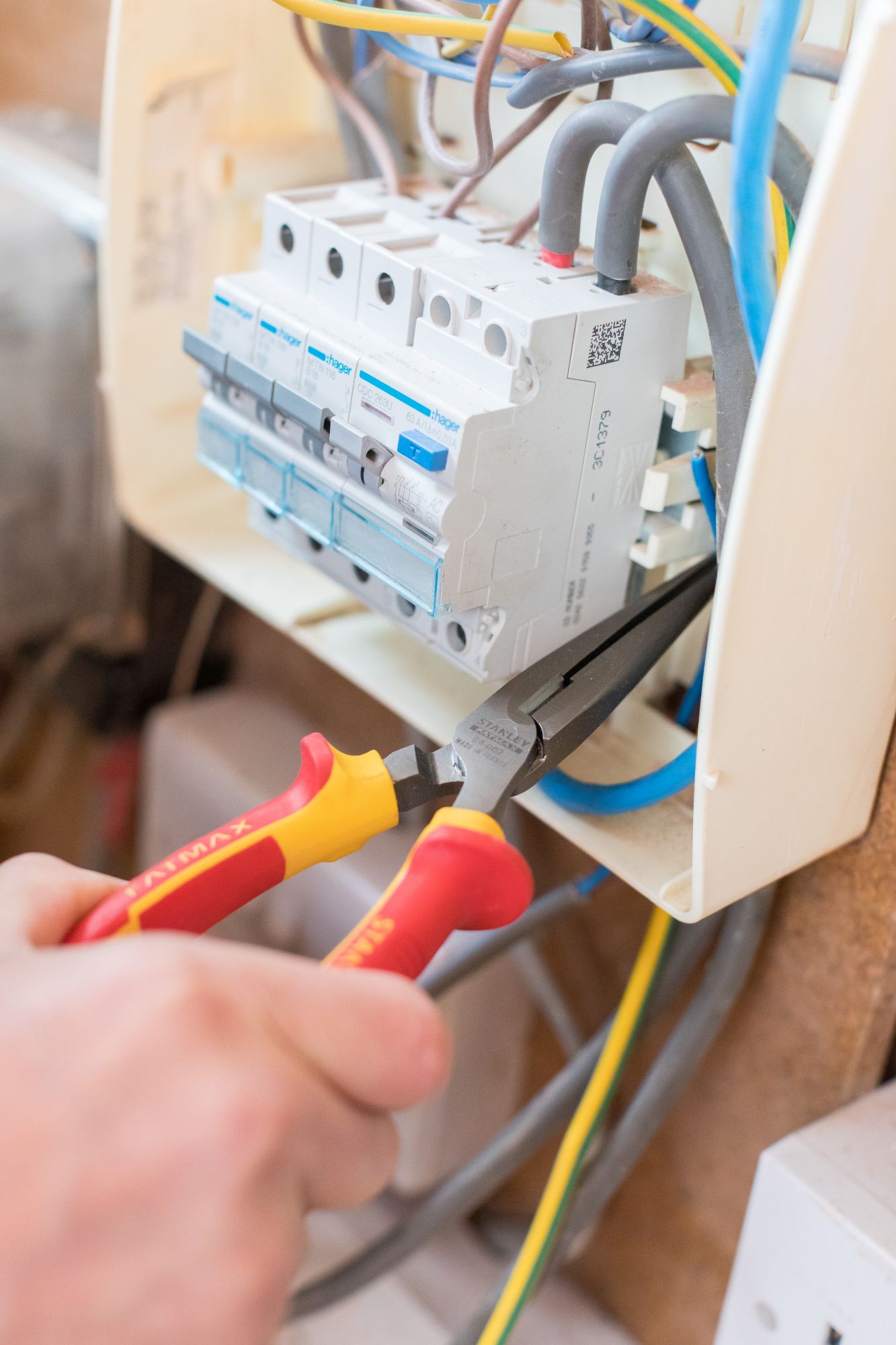 Alicate 1000V VDE Semi-redonda recta 200mm