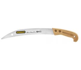 Serrucho de poda dentado universal con mango de madera