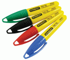 Marcador mini punta fina x72 (contenedor: negro, azul, rojo, verde)