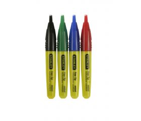 Marcador mini punta fina x72 (contenedor: negro, azul, rojo, verde)