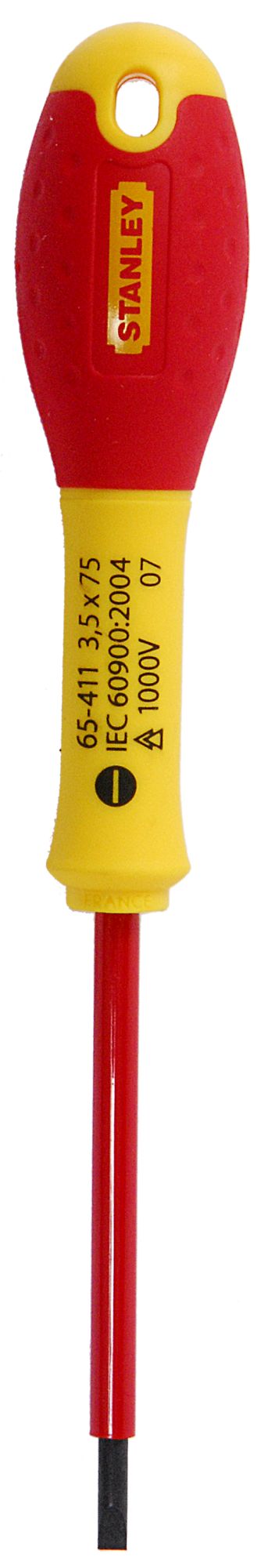 Destornillador de electricista aislado FATMAX® Plana 3,5x75mm