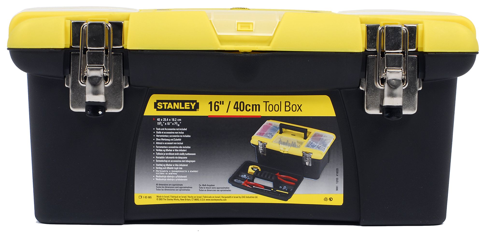 Caja Jumbo con cierres metálicos 16