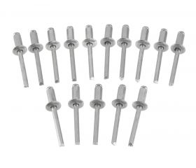 Remaches de aluminio 5x6,5mm (15 u.)