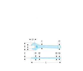 LLAVE INGLESA CROMADA 6P