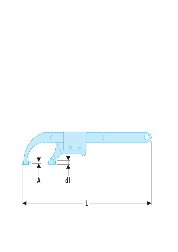116 - Llaves de espolones con mandíbulas correderas