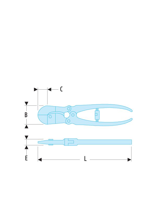 Alicate de corte diagonal