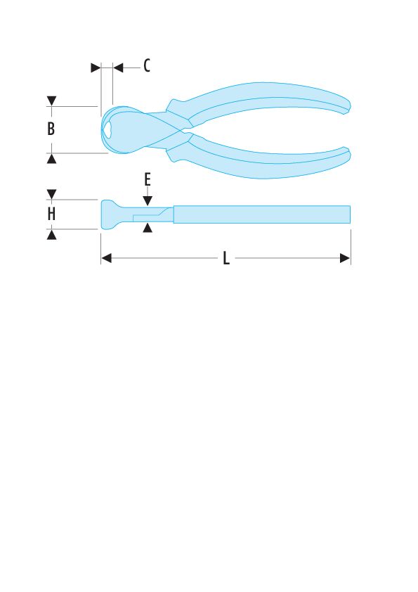 190.CPE - Alicates de corte frontal - Altas prestaciones - RFID