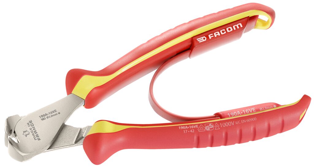 Alicate de corte frontal - Altas prestaciones - Aislado 1.000 Voltios