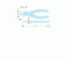 ALICATE CORTE DIAGONAL FLUO
