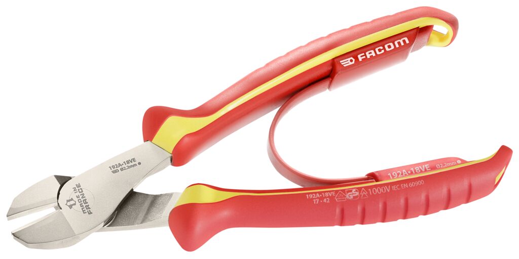 192.VE - ALICATES DE CORTE DIAGONAL - ALTAS PRESTACIONES - AISLADOS 1.000 VOLTIOS (1) | 192A.18VE