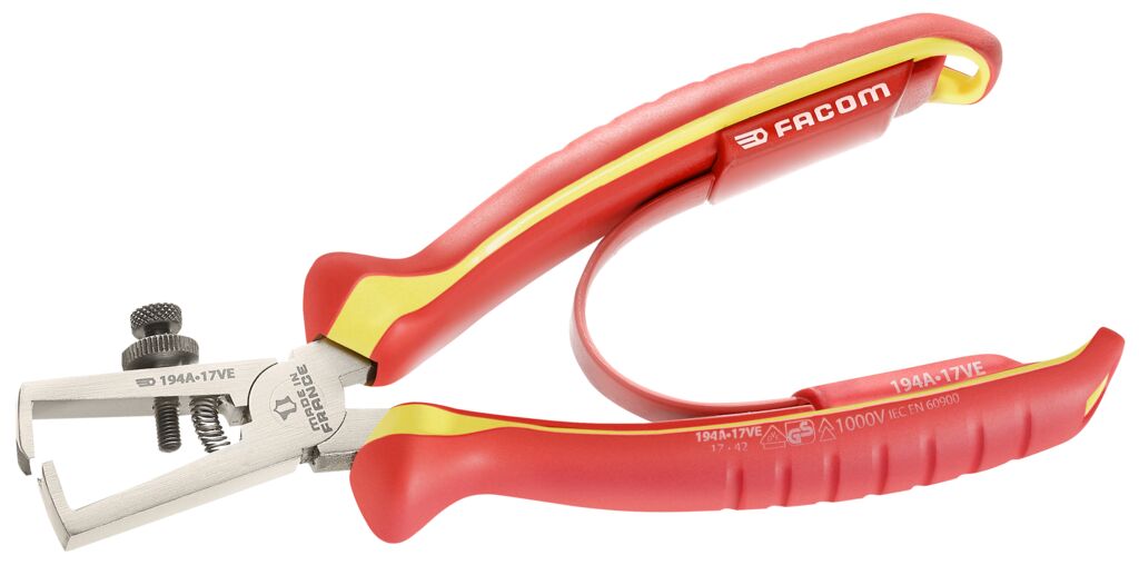 Alicate pelacables - aislado 1.000 Voltios