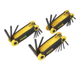 Juegos de llaves hexagonales - Bricolaje 25 pz Pack 3 juegosmm + pulgadas + Torx (1,5-8mm / 5/64