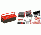Selección electricista 69 herramientas - caja de herramientas metal