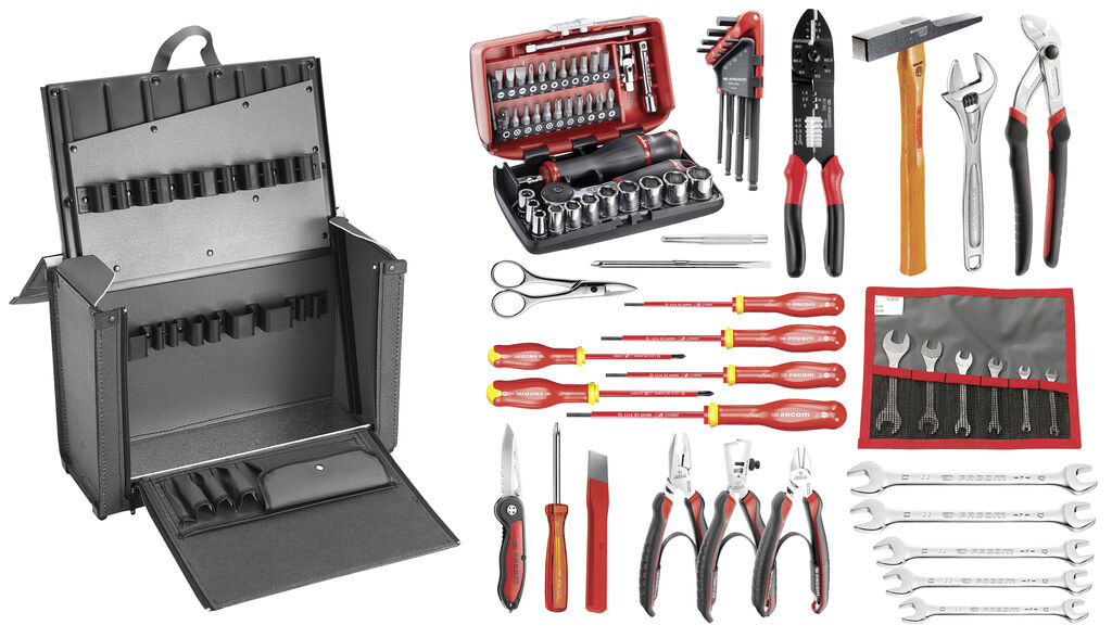 Selección electrónico 39 herramientas -maleta