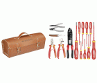 Selección electrónica 15 herramientas - bolsa de cuero