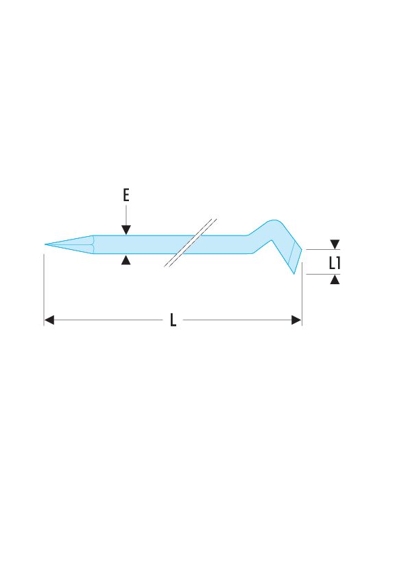 268 - Alzaprimas acodadas, cuerpo redondo