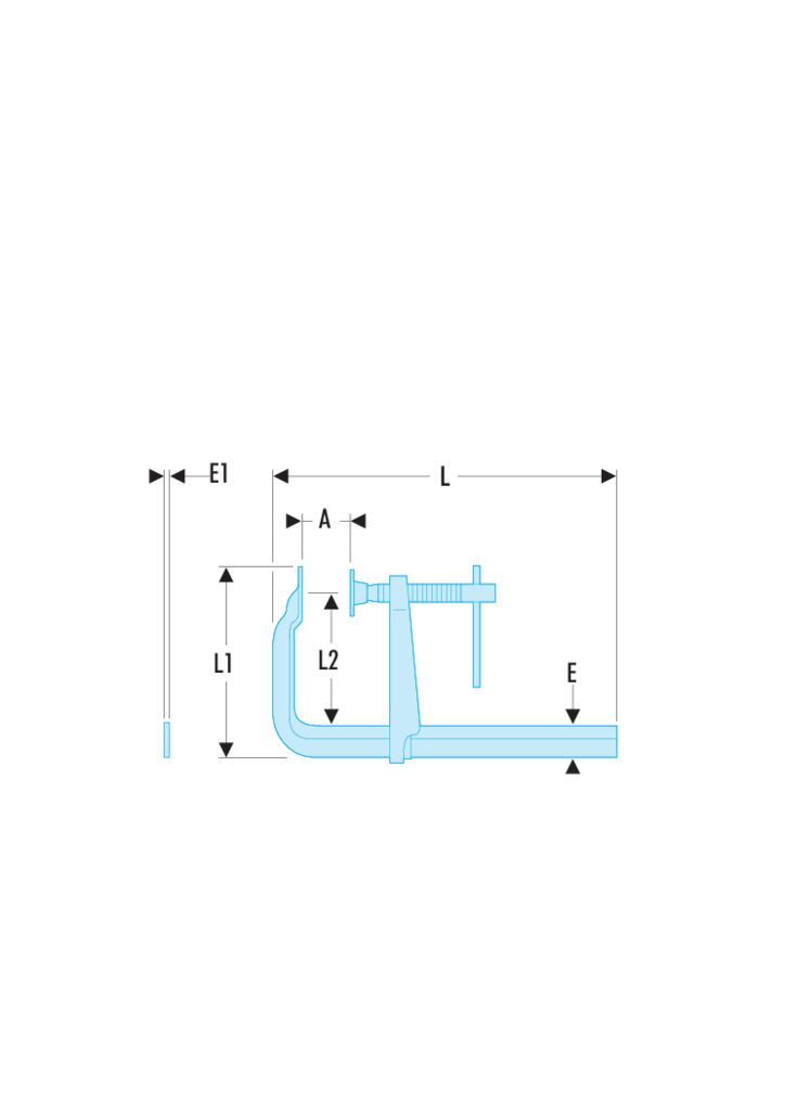 272L - Aprieta-juntas de bomba con saliente ancho