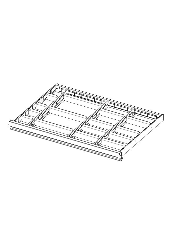 Juego de 18 divisiones para cajones de 50 y 75 mm