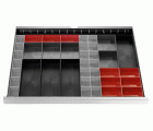 Juego de 57 recipientes plásticos