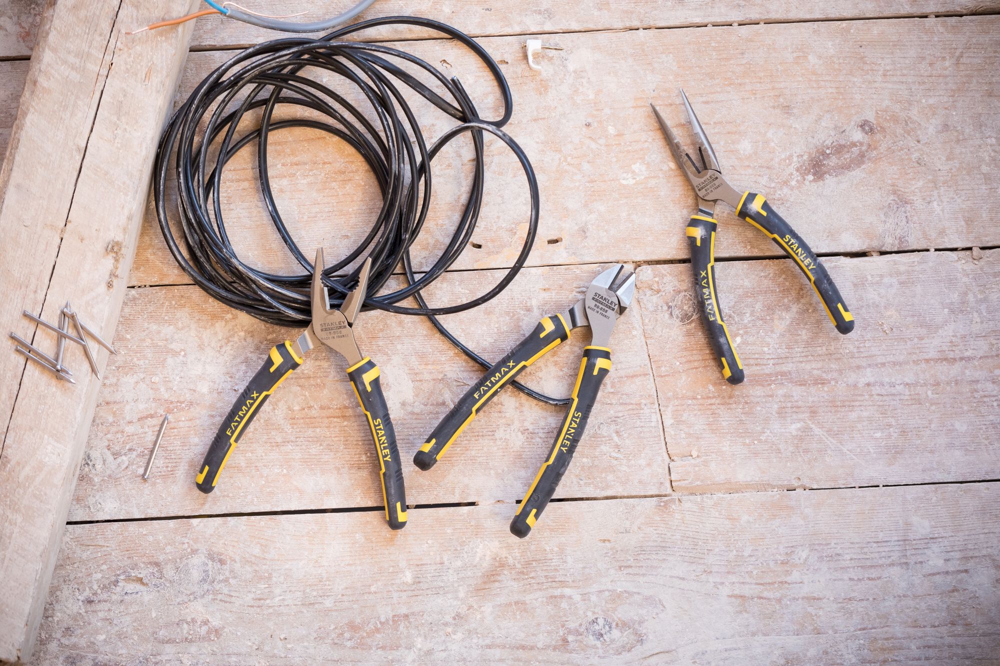 Juego 3 Alicates FATMAX®(Alicate universal 160mm, Corte Diagonal 150mm yBoca Larga 160mm)