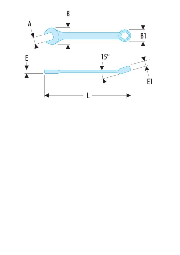 40.LA - Llaves mixtas largas métricas