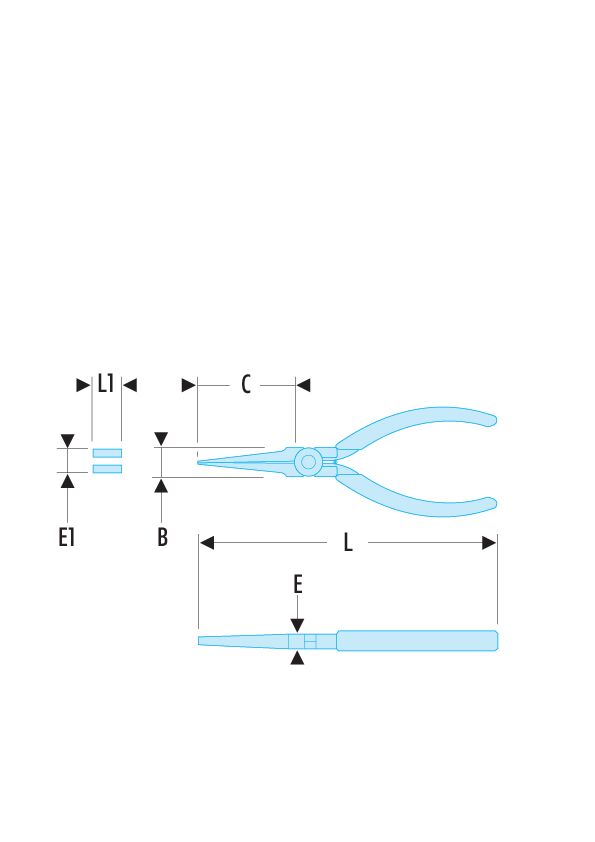 Alicate de agarre Micro-Tech® con bocas extralargas