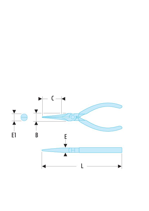 Alicate de agarre Micro-Tech® con bocas extralargas