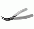 Alicate de agarre Micro-Tech® con bocas extralargas acodadas