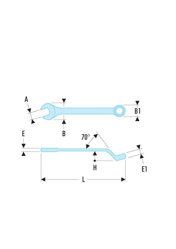 41 - Llaves mixtas contraacodadas métricas