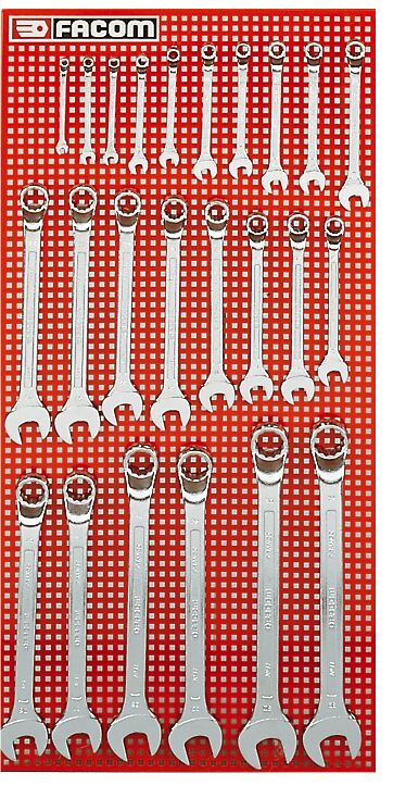 JUEGO 24 LLAVES MIXTAS CONTRAACODADAS