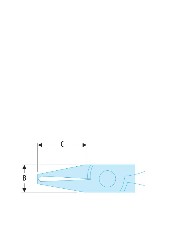 Alicate de corte Micro-Tech® «en punta»