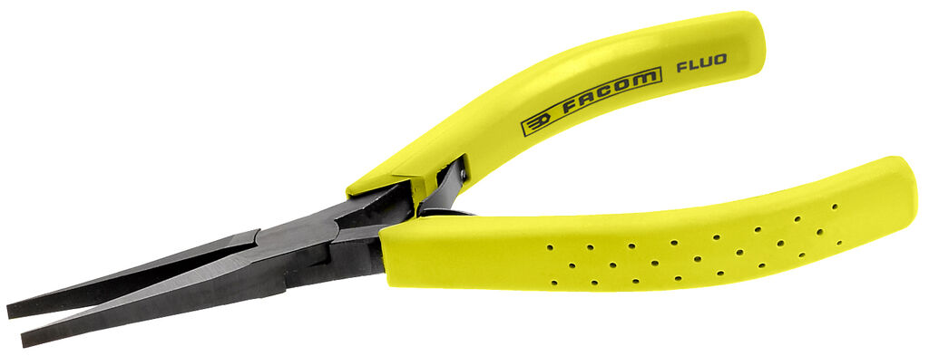 Alicate de agarre Micro-Tech® con bocas afiladas - FLUO