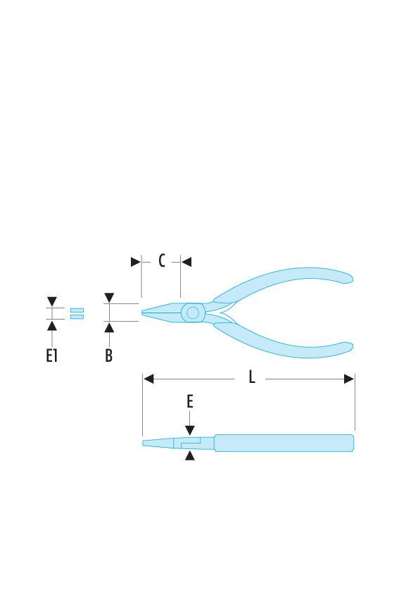 Alicate de agarre Micro-Tech® con bocas cortas